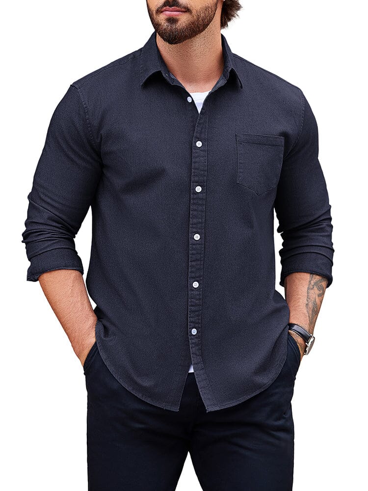 Classic Fit Denim Shirt (US Only) - Image 13