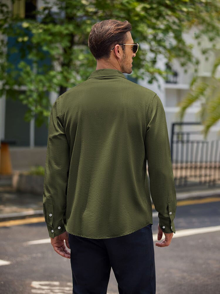 Classic Fit Long Sleeve Button Shirt (US Only) - Image 16