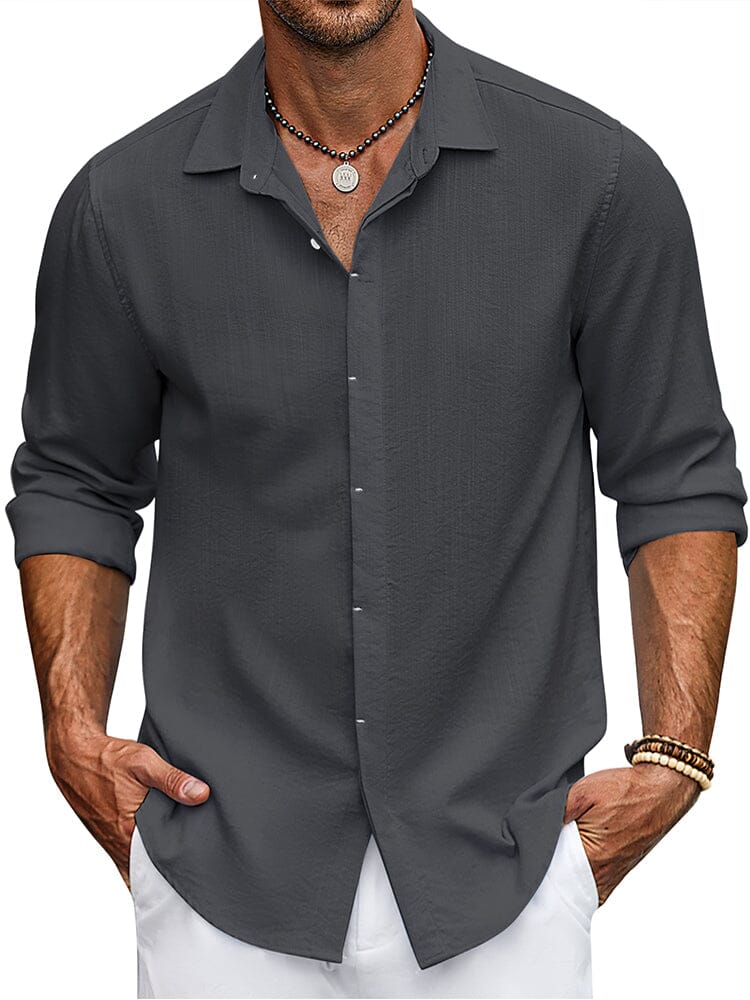 Classic Fit Long Sleeve Button Shirt (US Only) - Image 7