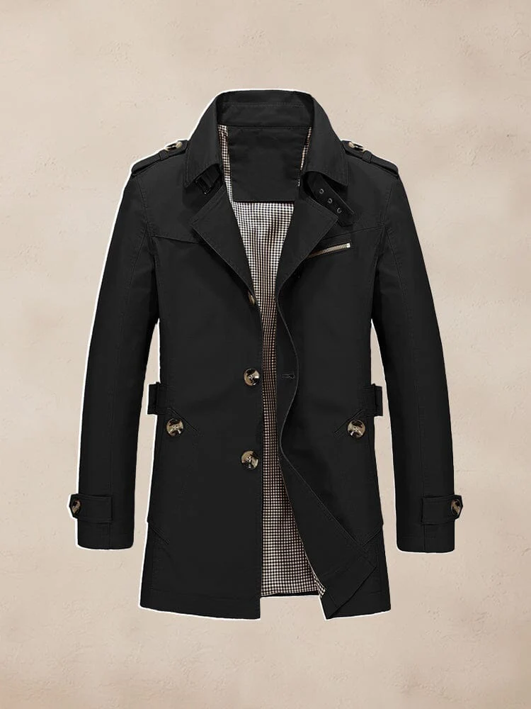 Classic Leisure Trench Coat - Image 3