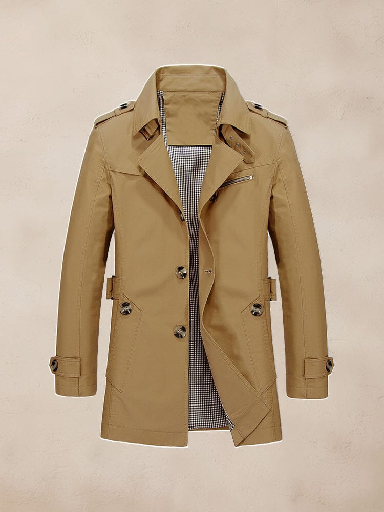 Classic Leisure Trench Coat - Image 4