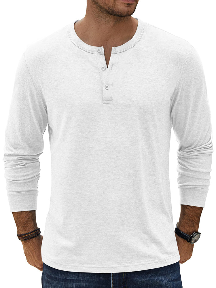 Classic Lightweight Stretch Henley Tee (US Only) - Image 6
