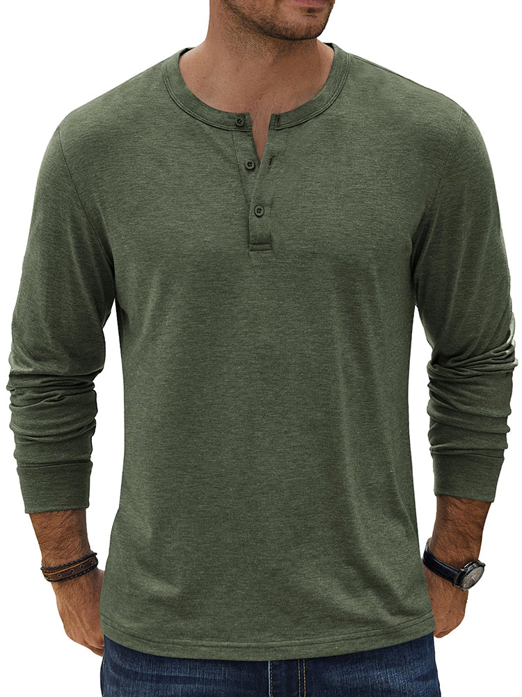 Classic Lightweight Stretch Henley Tee (US Only) - Image 7