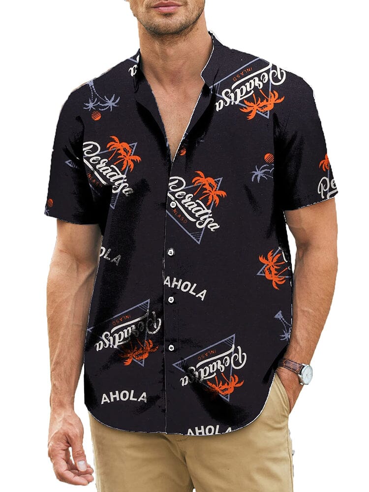 Classic Printed Linen Blend Shirt (US Only) - Image 2