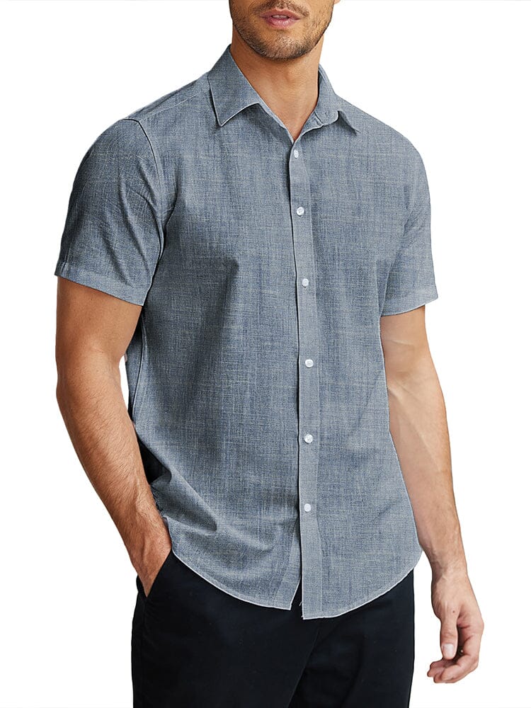 Classic Pure Cotton Button Up Shirt (US Only) - Image 7