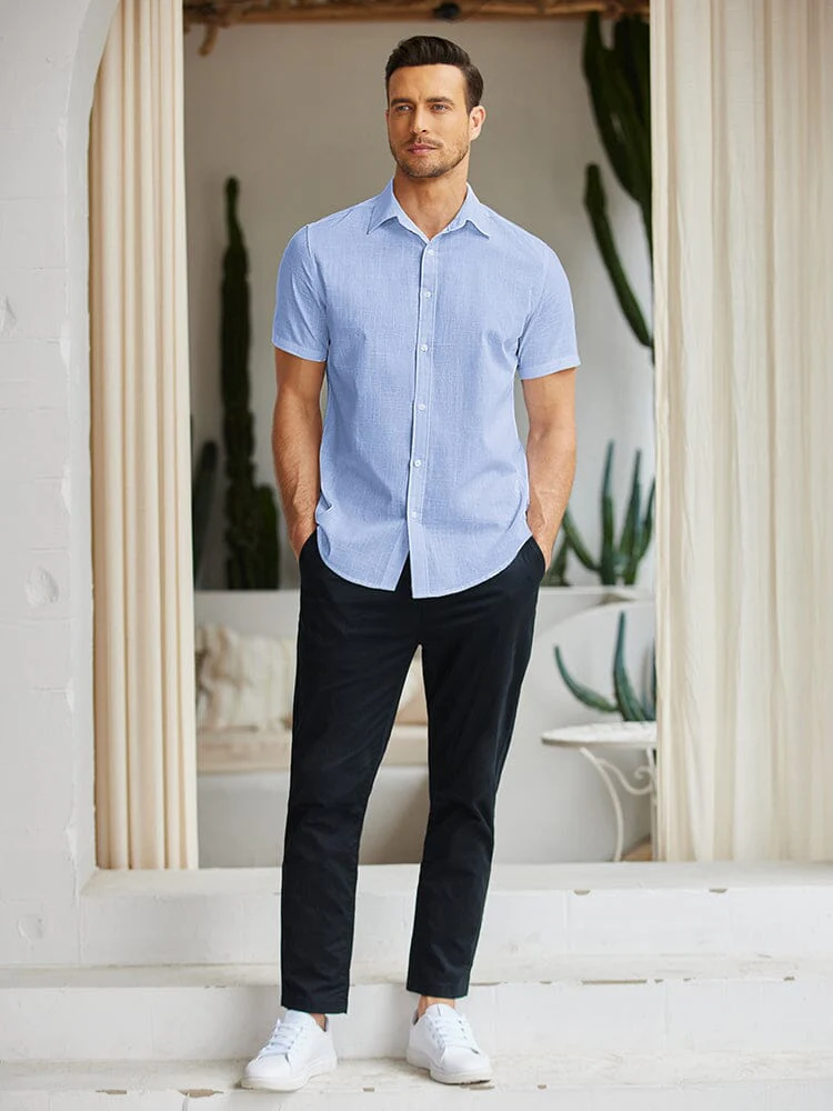 Classic Pure Cotton Button Up Shirt (US Only) - Image 8