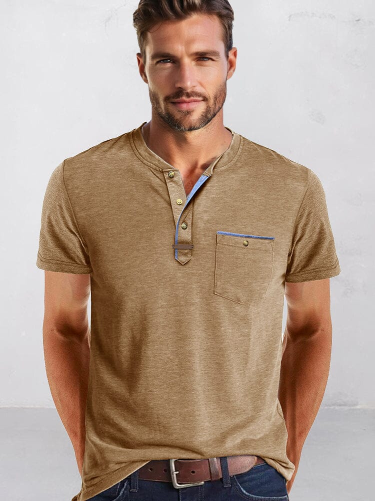 Classic Pure Ease Henley Shirt - Image 10