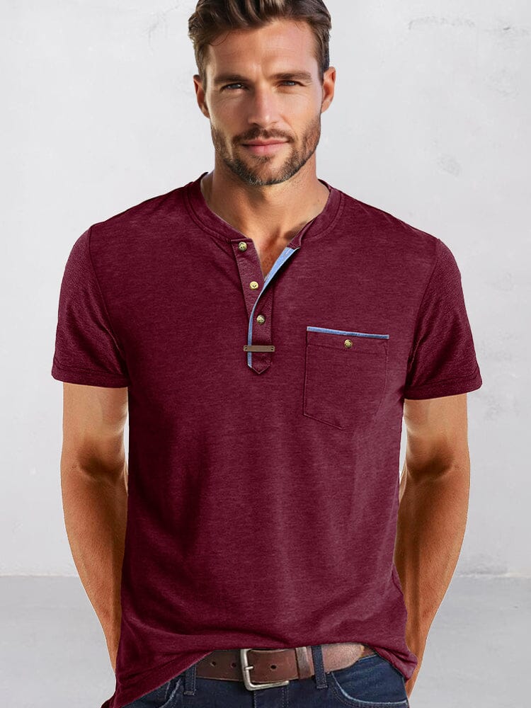 Classic Pure Ease Henley Shirt - Image 12