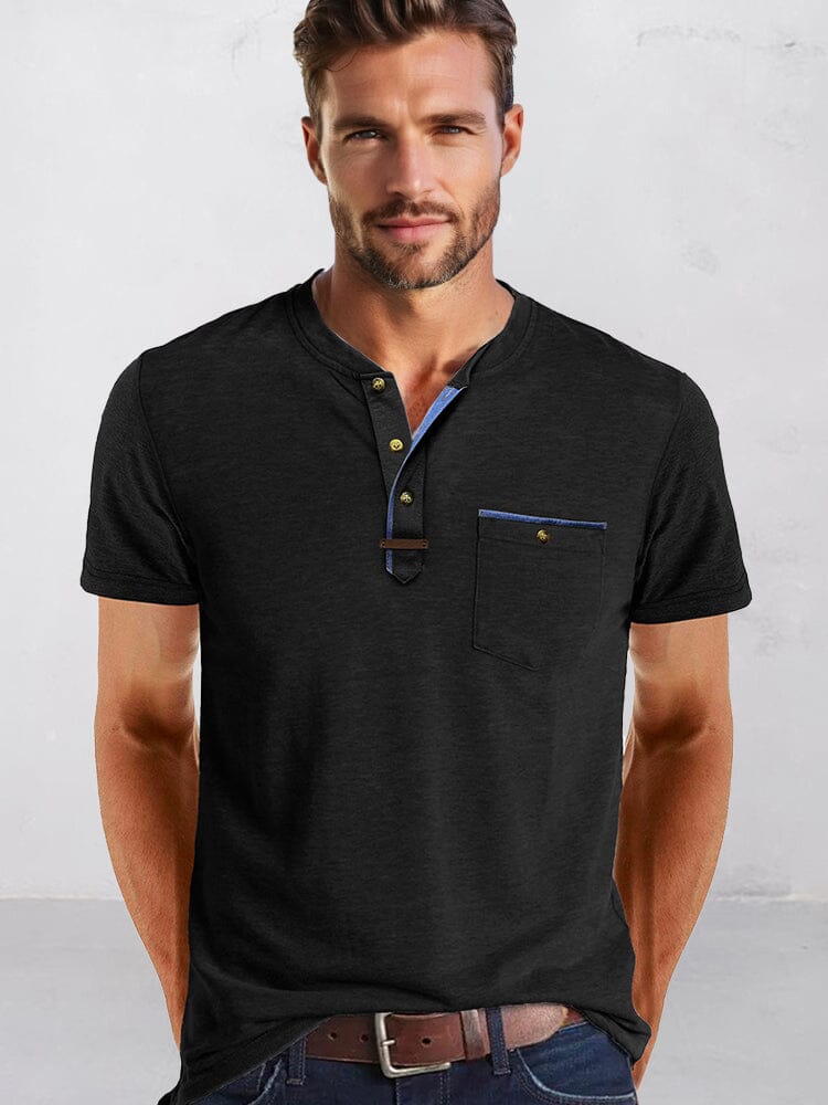 Classic Pure Ease Henley Shirt - Image 3