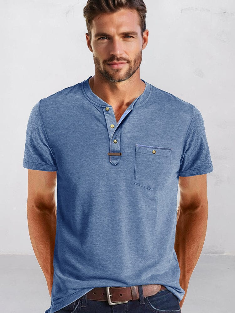 Classic Pure Ease Henley Shirt - Image 5