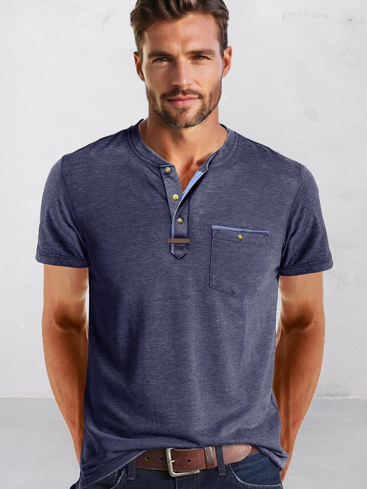 Classic Pure Ease Henley Shirt - Image 6