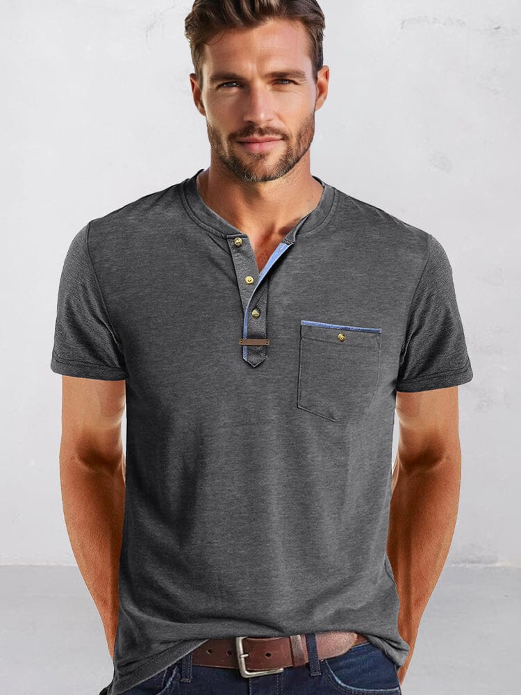 Classic Pure Ease Henley Shirt - Image 7