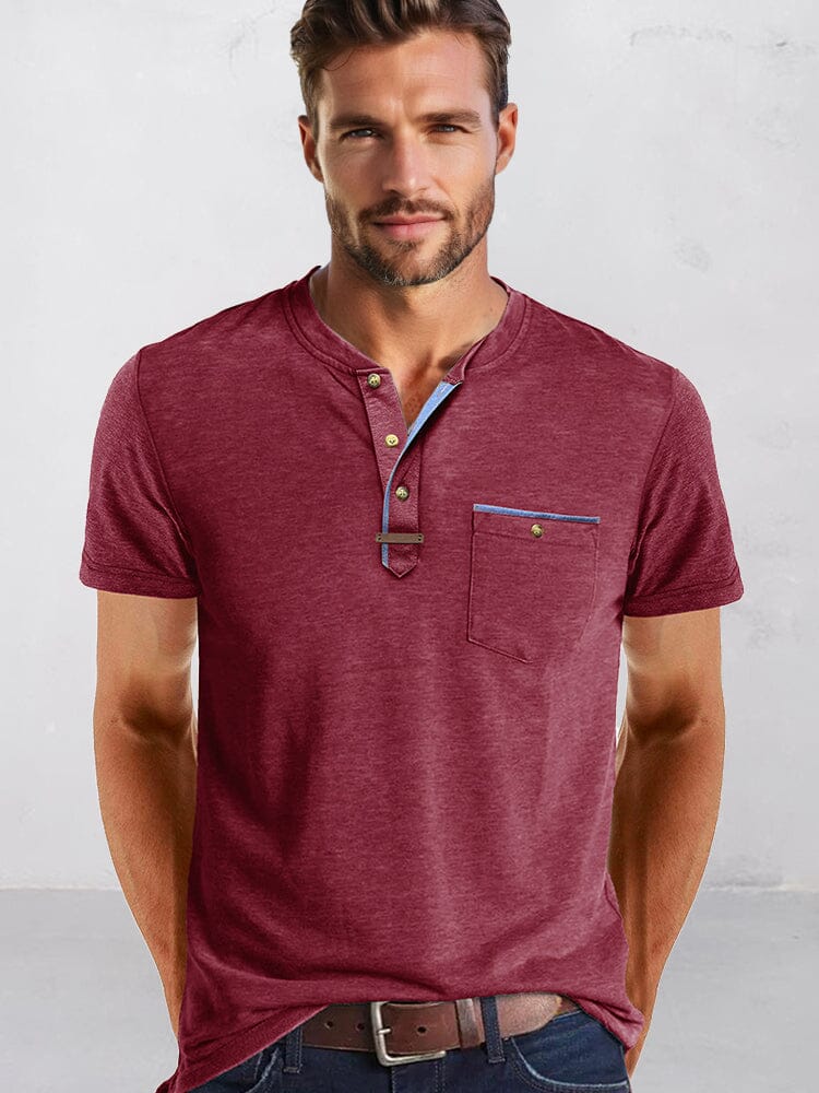 Classic Pure Ease Henley Shirt - Image 8