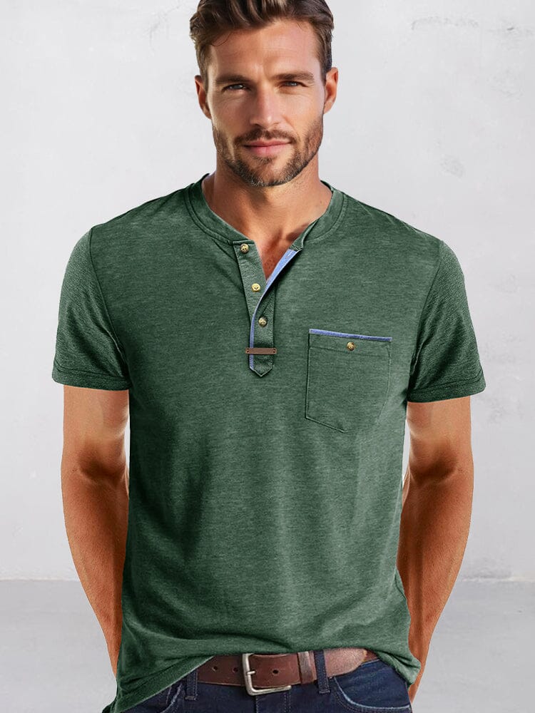 Classic Pure Ease Henley Shirt - Image 9