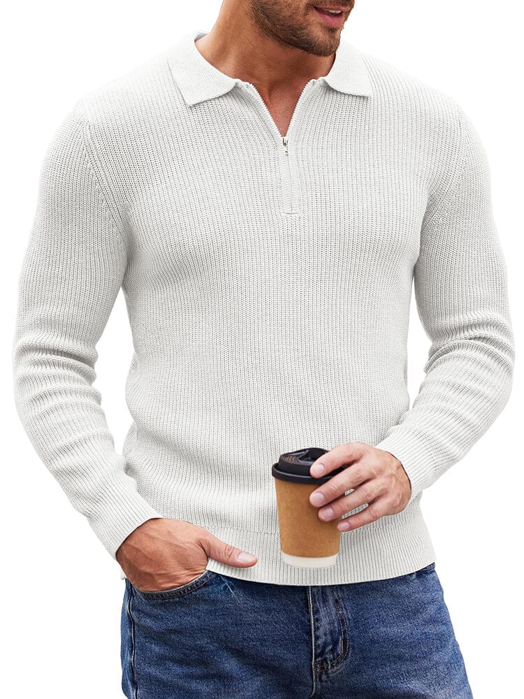 Classic Quarter Zip Knit Polo (US Only) - Image 4