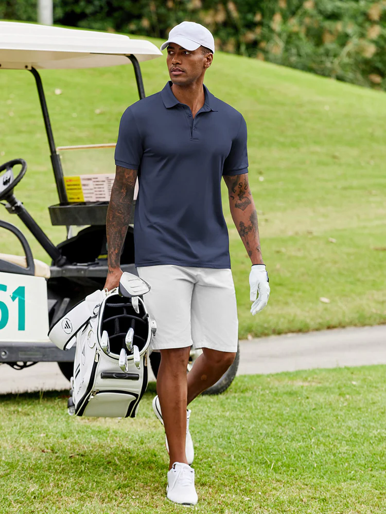 Classic Quick-Dry Golf Polo Shirt (US Only) - Image 13