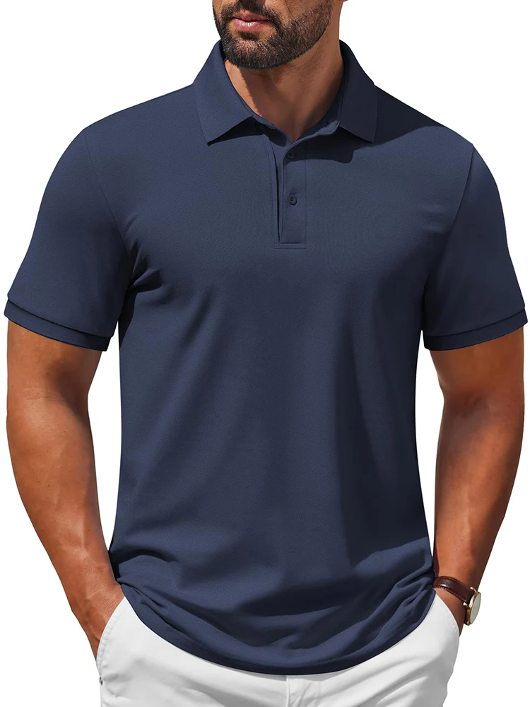 Classic Quick-Dry Golf Polo Shirt (US Only) - Image 2