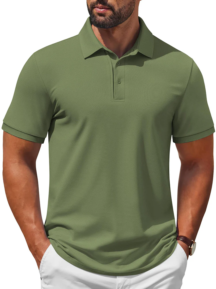 Classic Quick-Dry Golf Polo Shirt (US Only) - Image 4