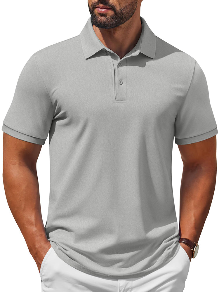 Classic Quick-Dry Golf Polo Shirt (US Only) - Image 5
