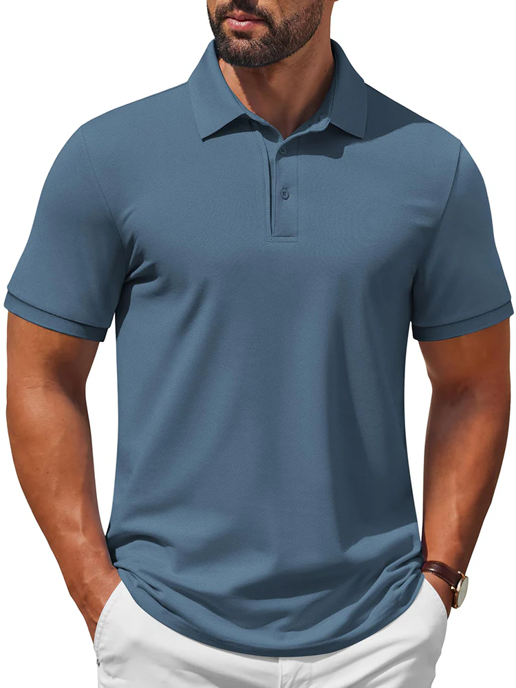 Classic Quick-Dry Golf Polo Shirt (US Only) - Image 8