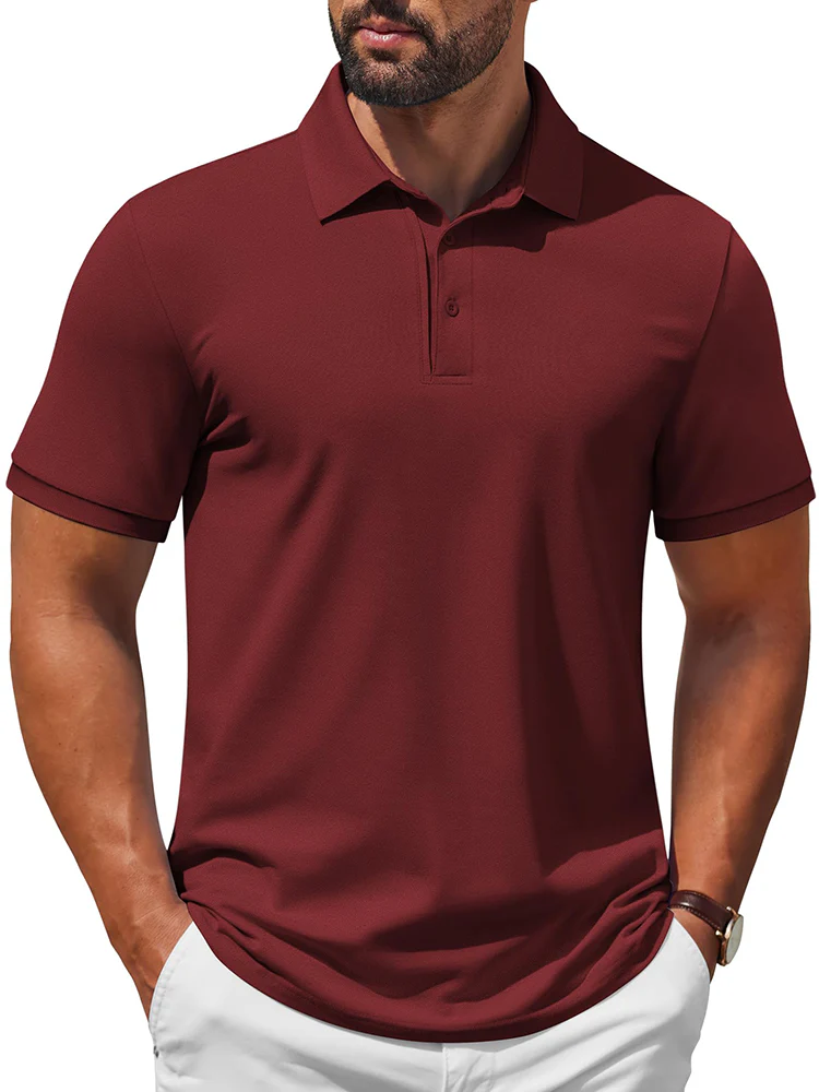 Classic Quick-Dry Golf Polo Shirt (US Only) - Image 9