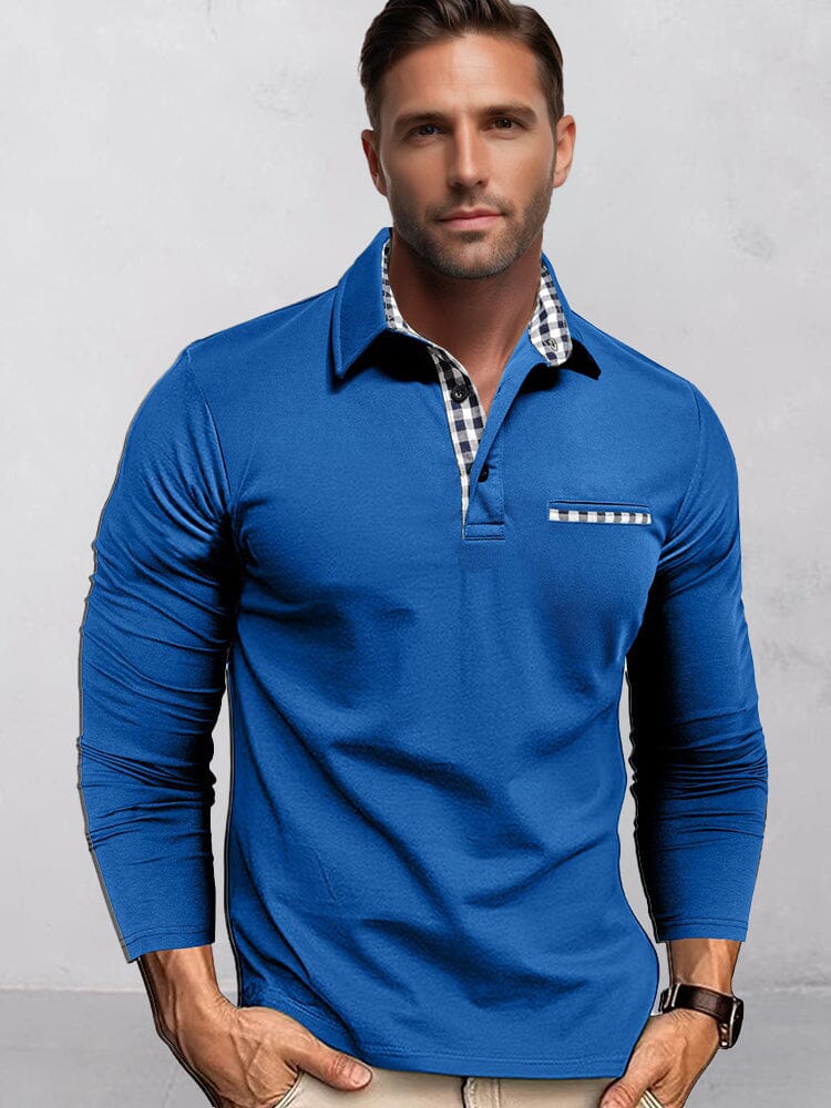 Classic Regular Fit Contrast Plaid Shirt - Image 4