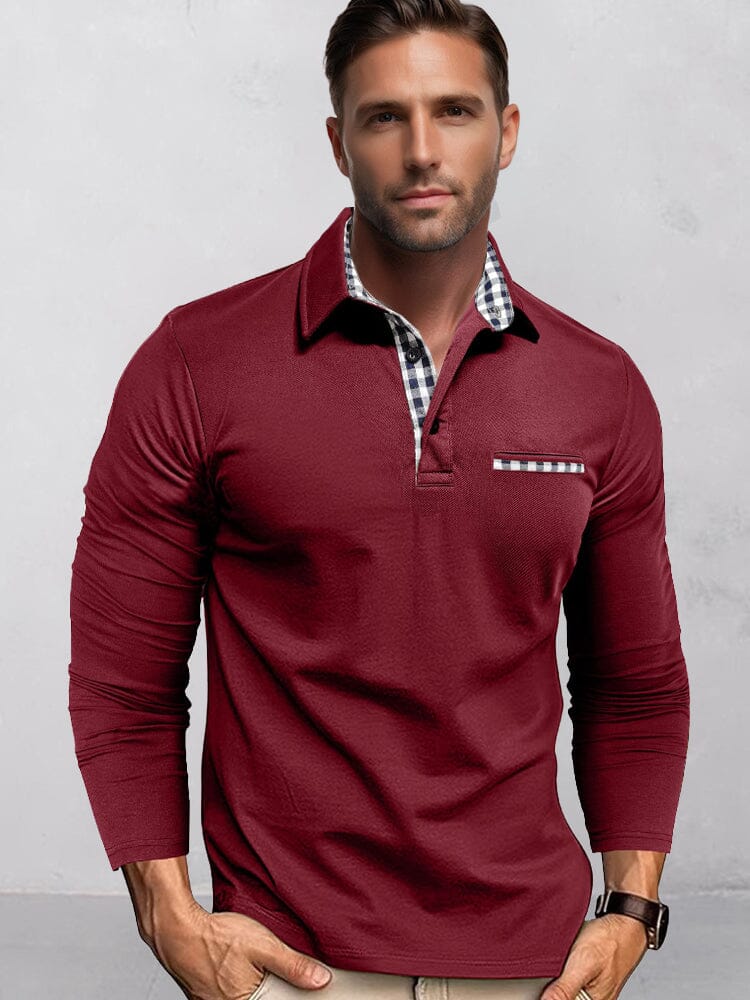 Classic Regular Fit Contrast Plaid Shirt - Image 6