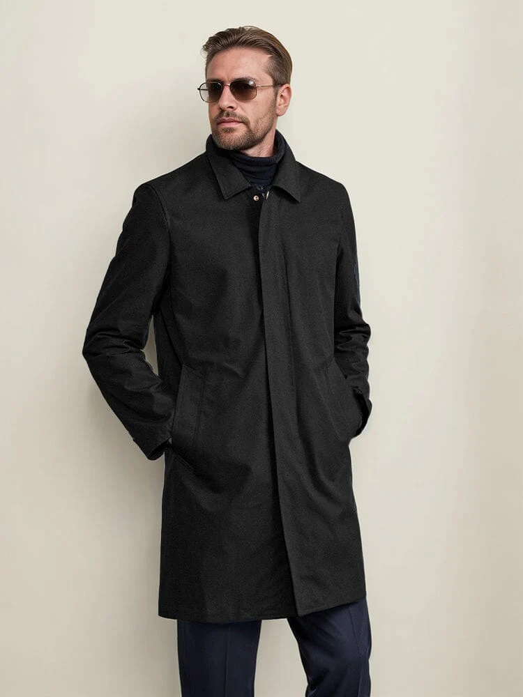 Classic Simple Trench Coat - Image 2