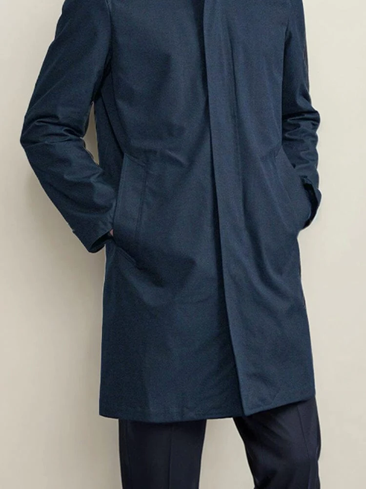 Classic Simple Trench Coat - Image 4
