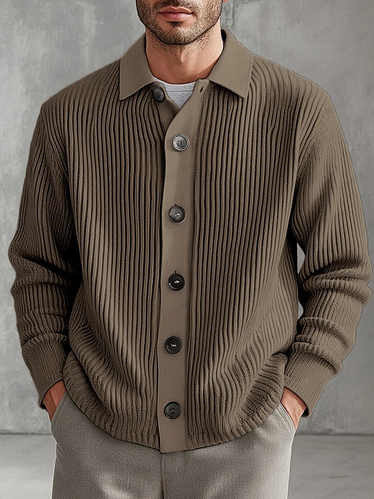 Classic Soft Button Knit Cardigan - Image 2