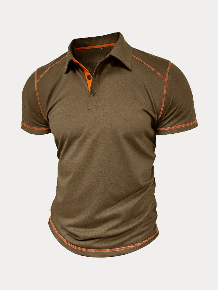 Classic Soft Color Block Polo Shirt - Image 10