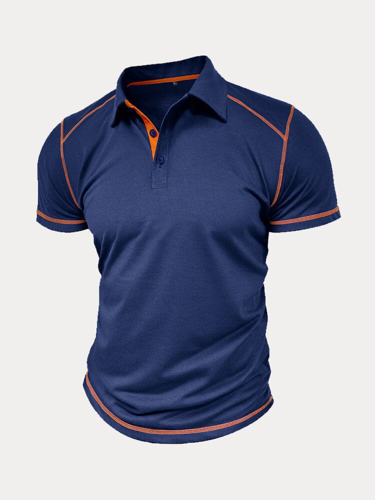 Classic Soft Color Block Polo Shirt - Image 12