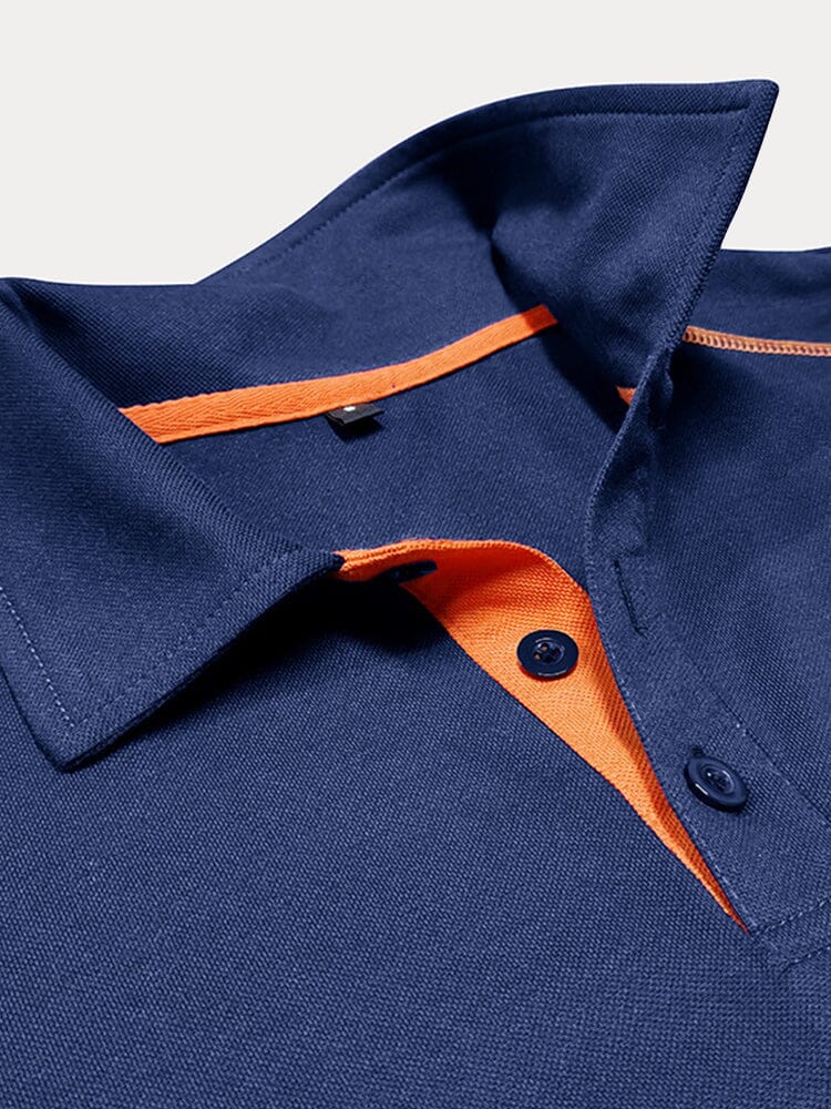Classic Soft Color Block Polo Shirt - Image 15