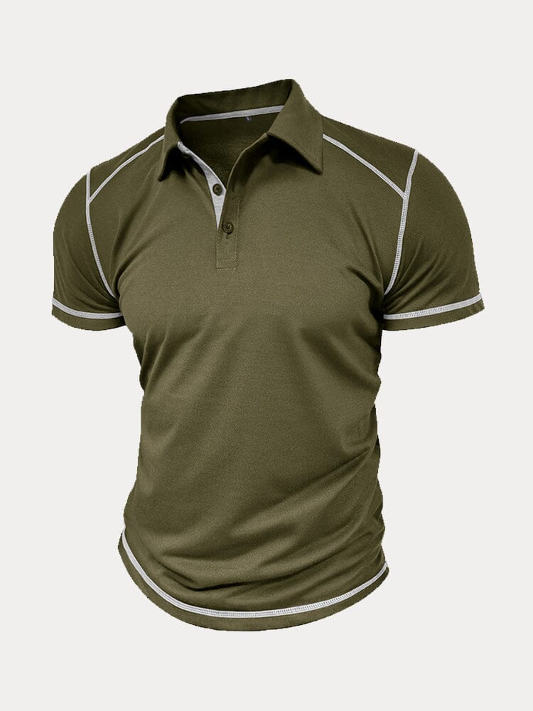 Classic Soft Color Block Polo Shirt - Image 7
