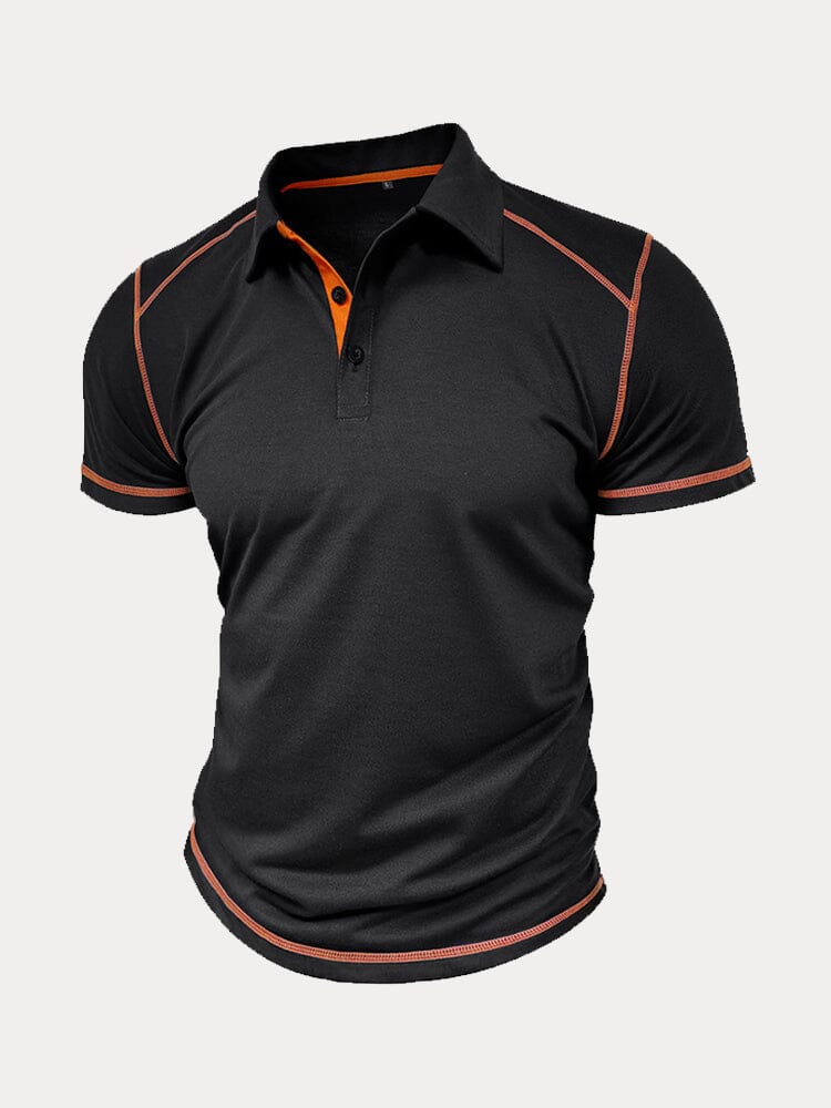 Classic Soft Color Block Polo Shirt - Image 8