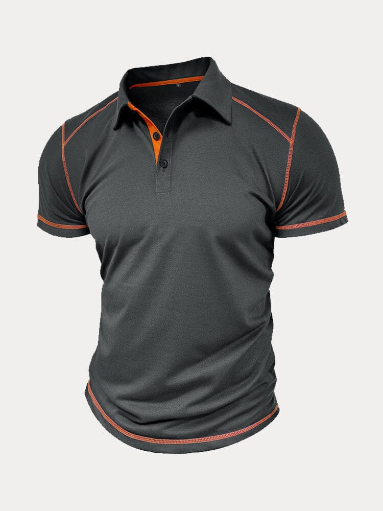 Classic Soft Color Block Polo Shirt - Image 9