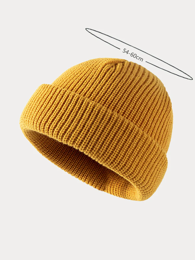 Classic Soft Elastic Knit Beanie - Image 20