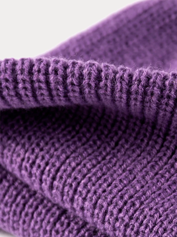 Classic Soft Elastic Knit Beanie - Image 21