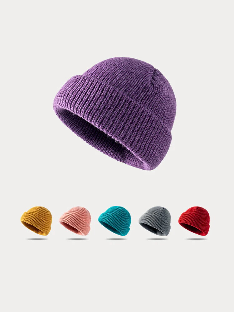 Classic Soft Elastic Knit Beanie - Image 23