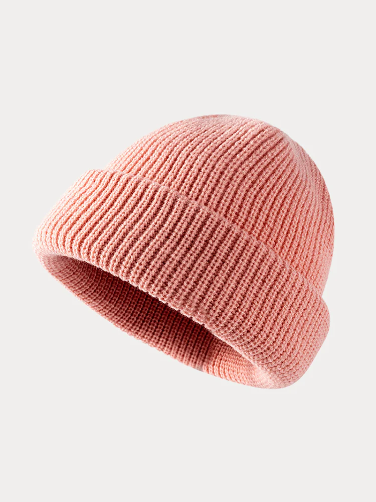 Classic Soft Elastic Knit Beanie - Image 4