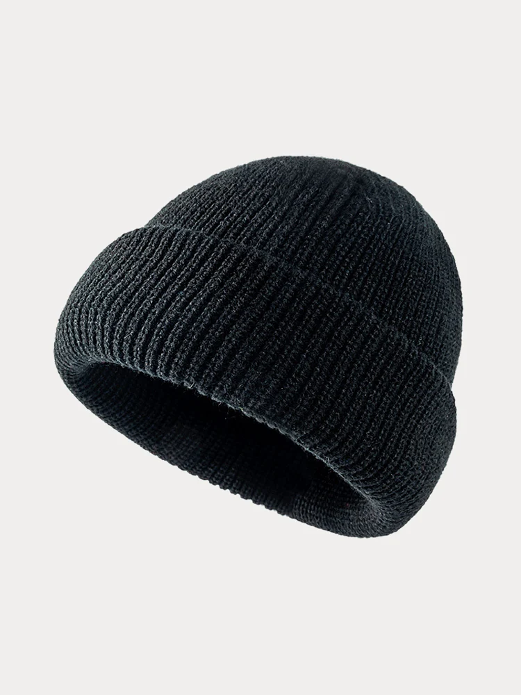 Classic Soft Elastic Knit Beanie - Image 5
