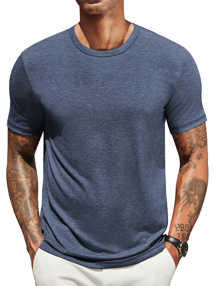 Classic Soft Versatile Basic T-Shirt (US Only) - Image 13