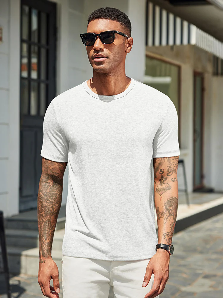 Classic Soft Versatile Basic T-Shirt (US Only) - Image 16