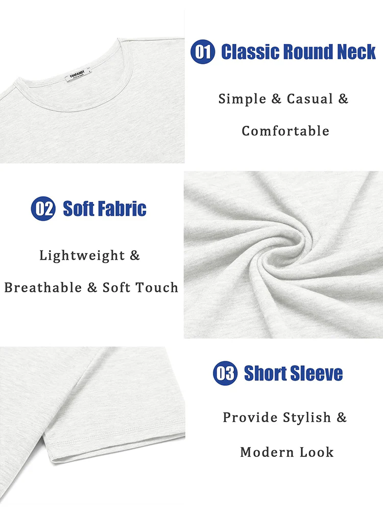 Classic Soft Versatile Basic T-Shirt (US Only) - Image 18