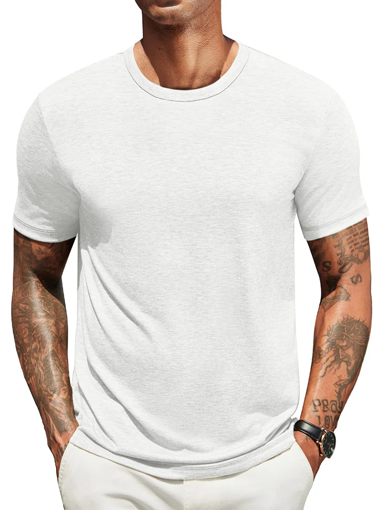 Classic Soft Versatile Basic T-Shirt (US Only) - Image 3