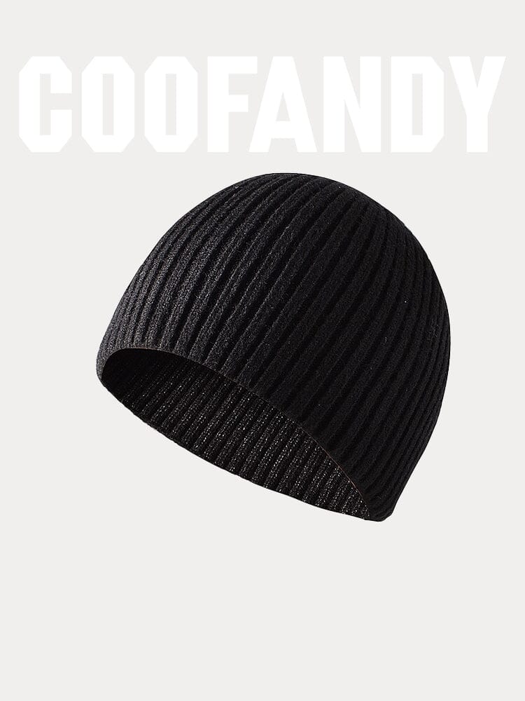 Classic Solid Knit Beanie - Image 3