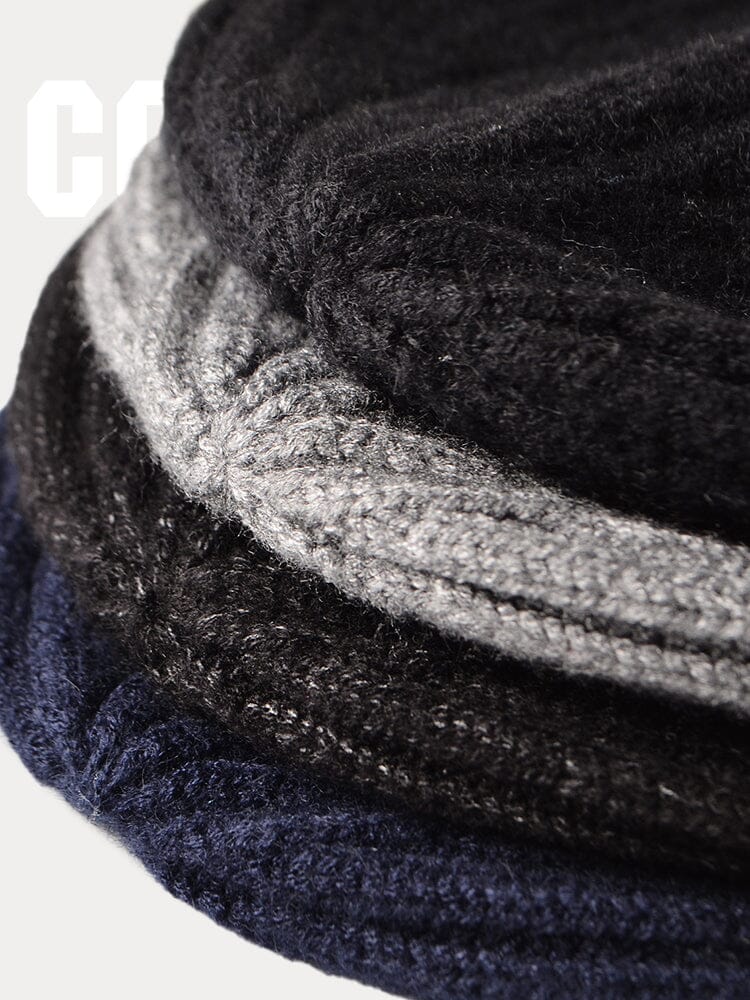 Classic Solid Knit Beanie - Image 7