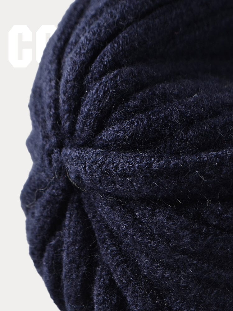 Classic Solid Knit Beanie - Image 8