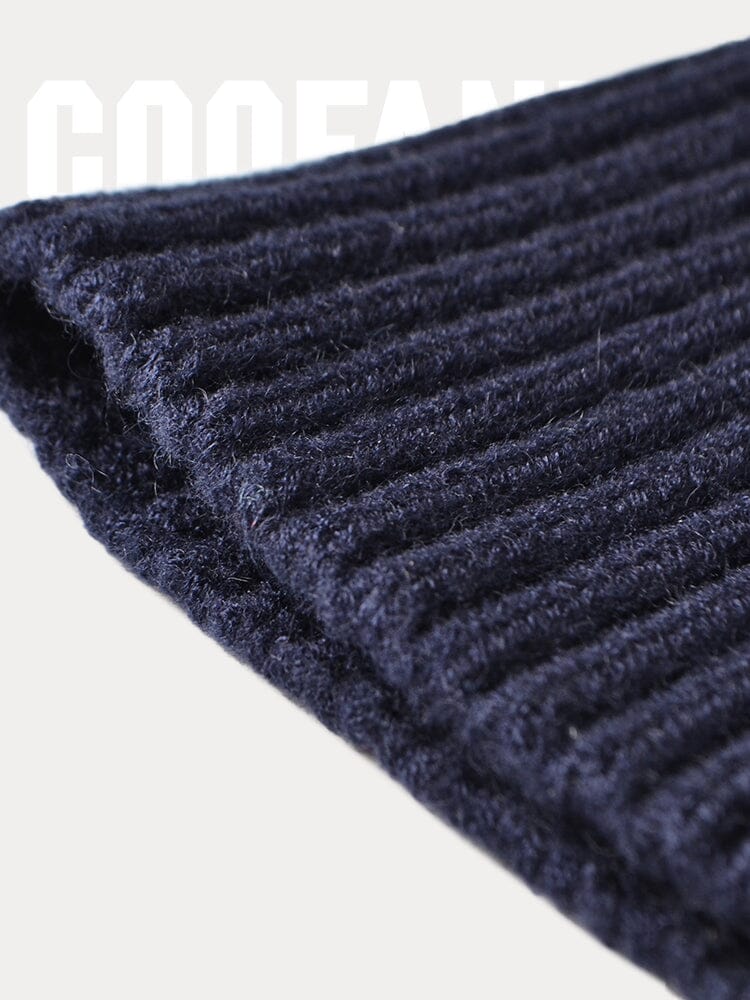 Classic Solid Knit Beanie - Image 9