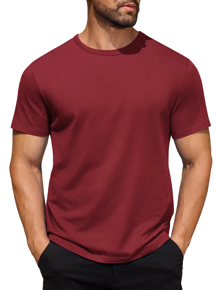 Classic Solid Versatile Basic T-Shirt (US Only) - Image 9